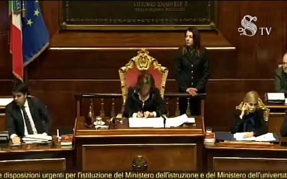 Iannone nel corso della discussione sul DL spacchettamento del Miur (26.02.20)