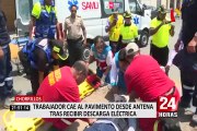 Chorrillos: hombre se salva de morir tras sufrir descarga eléctrica cuando instalaba antena