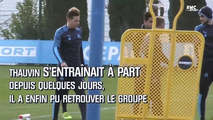 OM : Thauvin de retour à l'entraînement collectif, 6 mois après
