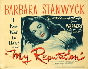 My Reputation movie (1946) Barbara Stanwyck, George Brent, Warner Anderson