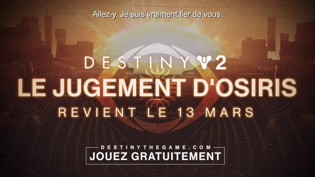 Destiny 2 - Carnet des développeurs Le Jugement d'Osiris est de retour