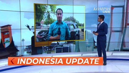 Ngamuk, Pria di Makassar Tabrak Kendaraan Lain Saat Bawa Istri dan Anak