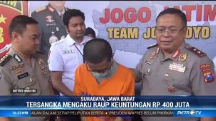 Polda Jatim Berhasil Tangkap Satu Tersangka Order Fiktif Ojol