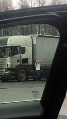 Hula Hooping Truck Driver