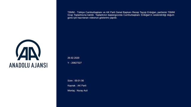 Cumhurbaşkanı Erdoğan'ın seslendirdiği doğum günü için hazırlanan video - ANKARA