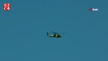 Suriye sınırında askeri helikopter hareketliliği