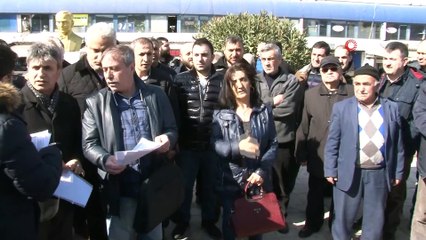 15 Temmuz Şehitler Otogarında 'zam' eylemi