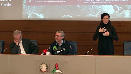 Roma - Il punto della situazione insieme al Capo Dipartimento Borrelli (26.02.20)
