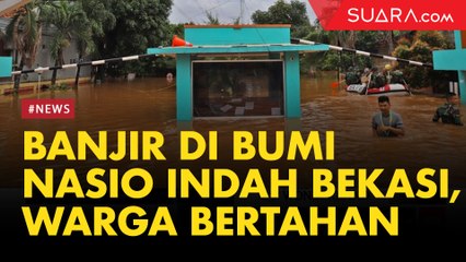 Banjir di Bumi Nasio Indah Bekasi, Sebagian Warga Pilih Bertahan di Lantai 2 Rumah