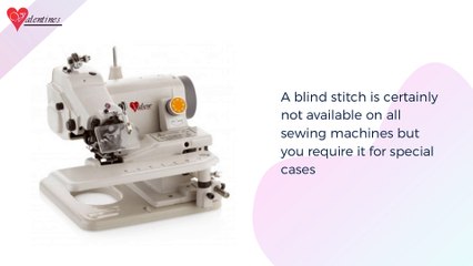 WANT TO STItCH BOTTOMS OF CURTAINS WONDER NO MORE WITH BLIND STITCHING