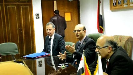 جامعة أسيوط تستقبل وفد من الجامعتين الإيطالية والرومانية لتطوير التعليم العالى