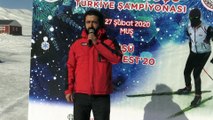 Üniversitelerarası Kayaklı Koşu Türkiye Şampiyonası başladı - MUŞ