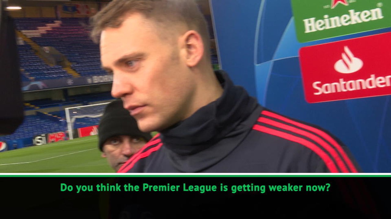 Neuer walks away from journalist's ridiculous Premier League question