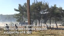 Greek islanders strike as migrant camp row intensifies