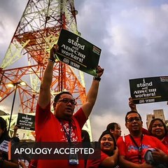 Duterte accepts ABS-CBN’s apology, but future of network remains unclear