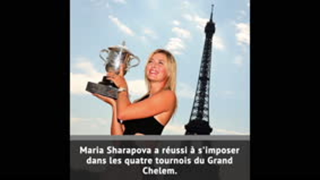 Sharapova range ses raquettes