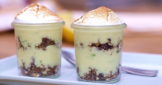 Réalisez une surprenante tarte au citron dans une verrine, une recette originale et très facile à réaliser !