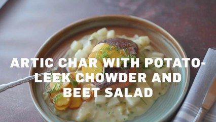 Arctic Char Potato Beet Salad