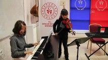 Müzik şehri Kırşehir'de piyano ve kemana ilgi artıyor - KIRŞEHİR
