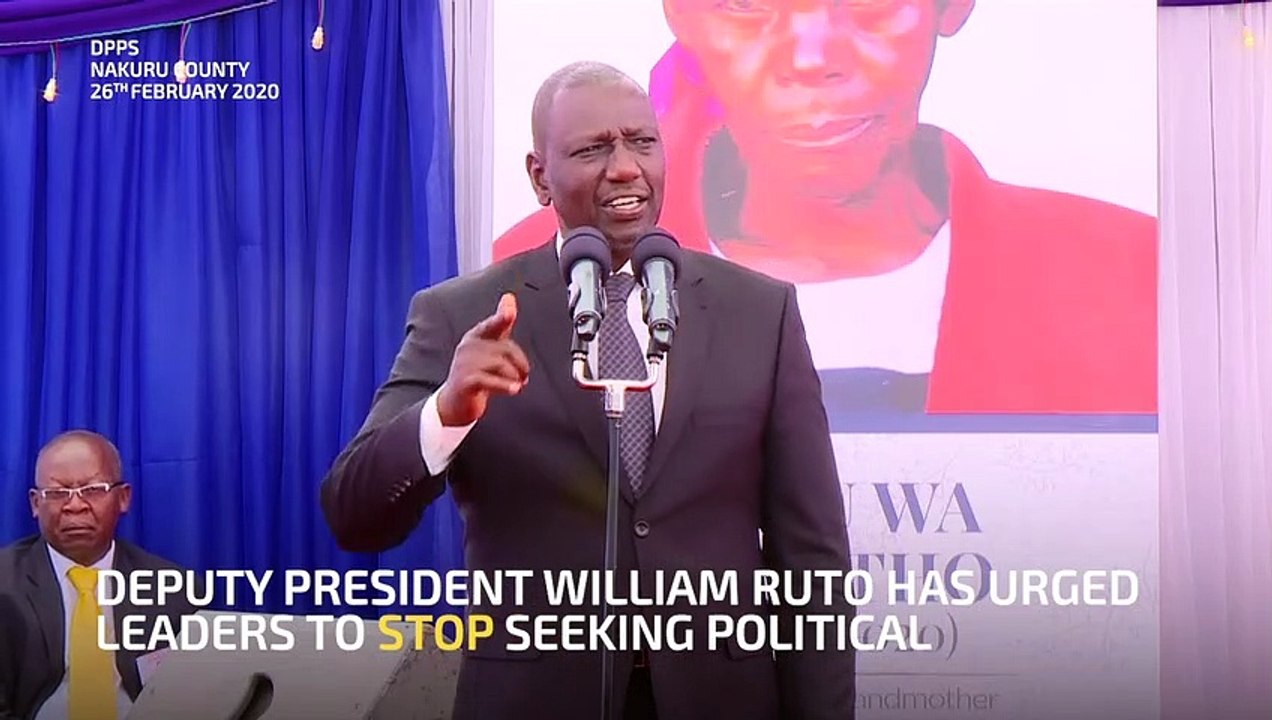 Ruto Predicts Doom on Ledama's Political Career