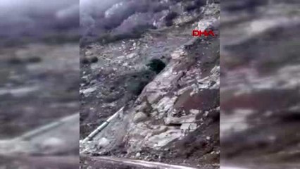 Kahramanmaraş heyelanı fark eden servis şoförü faciayı önledi