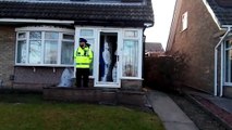 Forensics at a property on Satley Gardens in Tunstall, Sunderland