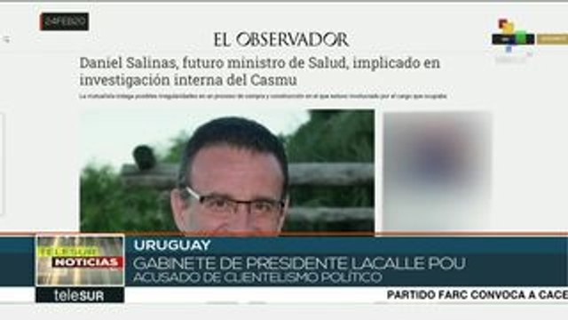 Uruguay: figuras del nuevo gob., involucradas en casos de corrupción