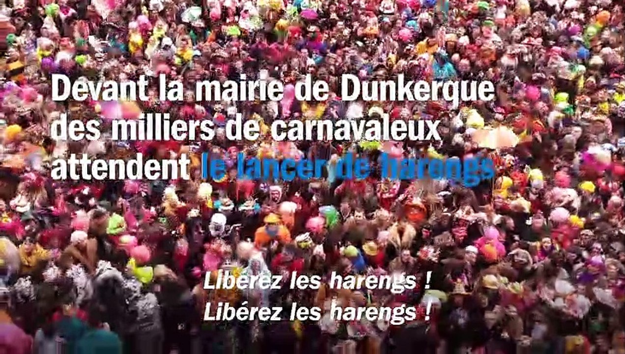 Le lancer de harengs du carnaval de Dunkerque : "C'est magnifique"