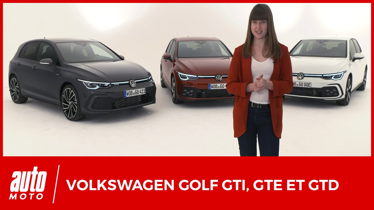 Volkswagen Golf GTI, GTE et GTD : toutes les infos officielles