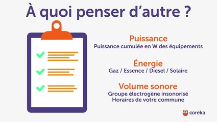 Choisir et utiliser un groupe électrogène