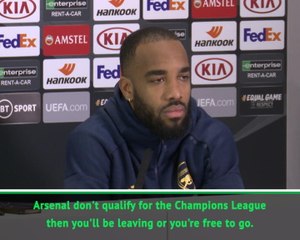 Why leave if people are happy with me? - Lacazette