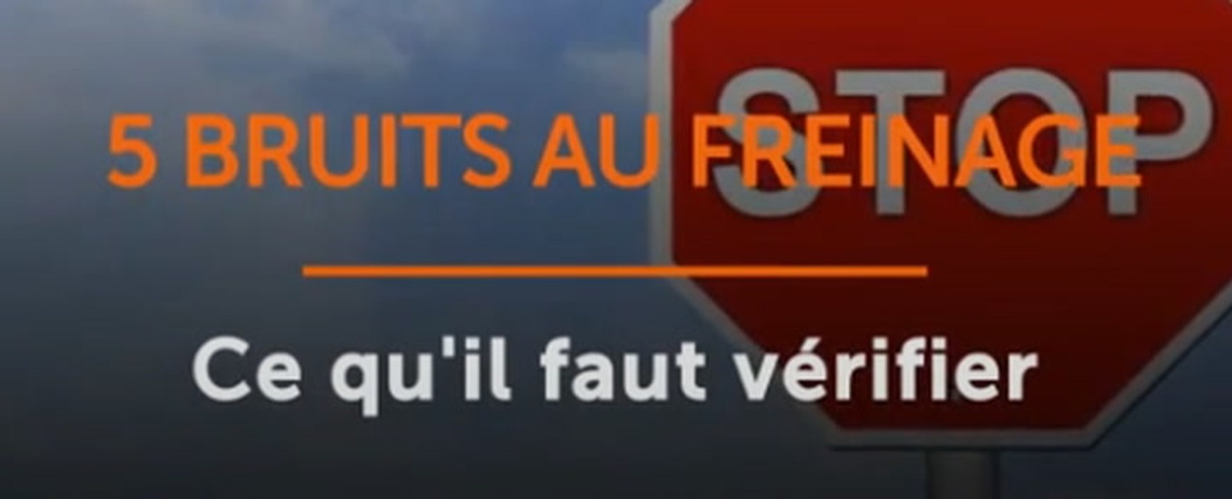 Bruits au freinage : que faire ?