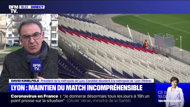 Lyon-Juventus: David Kimelfeld comprend l'inquiétude des habitants de la métropole lyonnaise