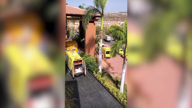 Así transcurre el día para los aislados en el hotel de Adeje