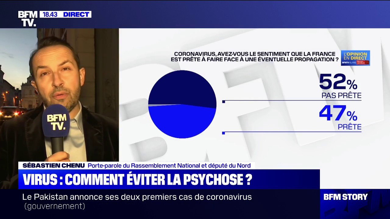 Sébastien Chenu demande que "les personnes qui viennent des foyers du coronavirus soient stoppées aux frontières"