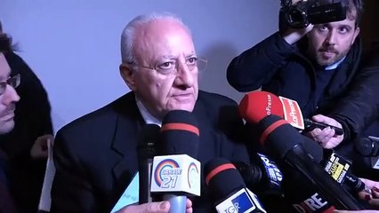 De Luca - È stato inviato dal Cotugno allo Spallanzani un tampone (26.02.20)