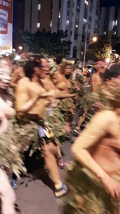 Carnaval de Guadeloupe groupe à peau le 25 février  à Pointe-à-Pitre