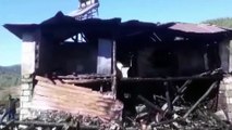 Yangın çıkan evde mahsur kalan anne ve down sendromlu kızı kurtarıldı - KAHRAMANMARAŞ