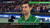 Djokovic pays tribute to 'great fighter' Maria Sharapova