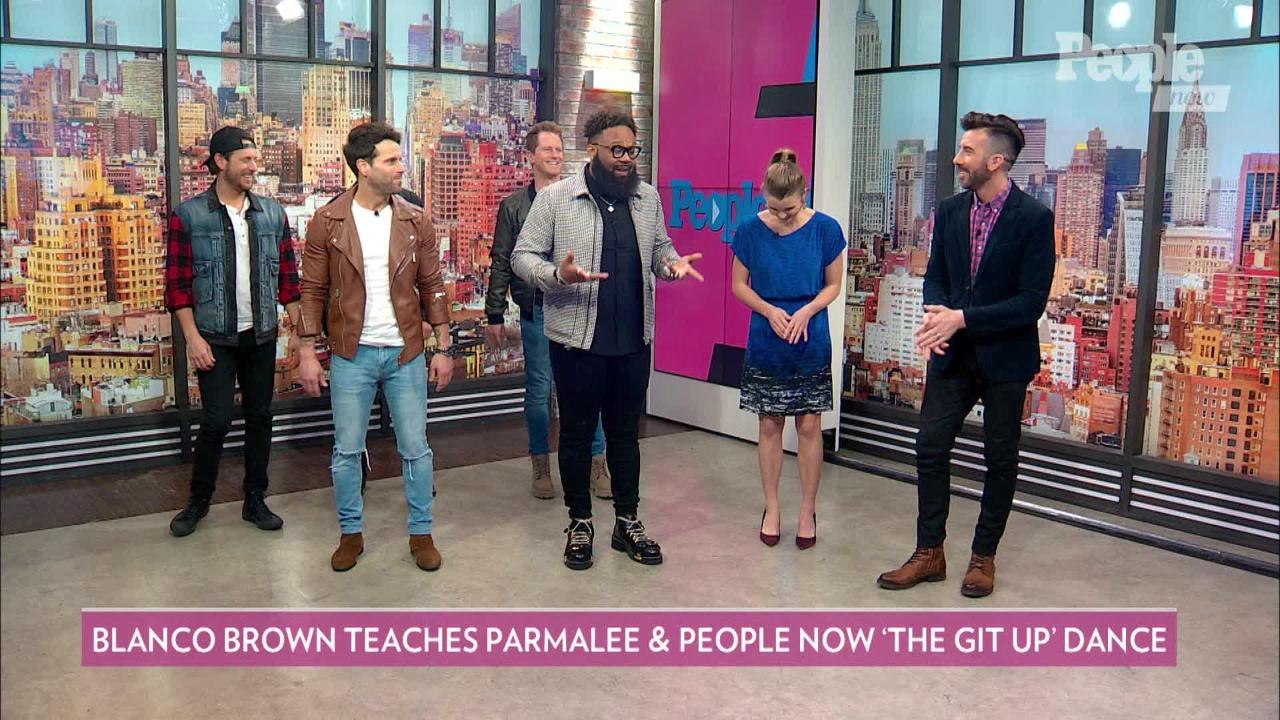 WATCH: Blanco Brown Breaks Down 'The Git Up' Dance for Parmalee