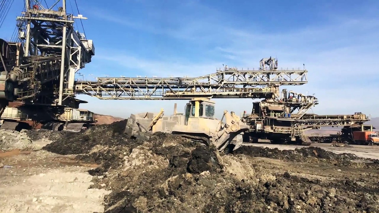Komatsu Dozer In Action