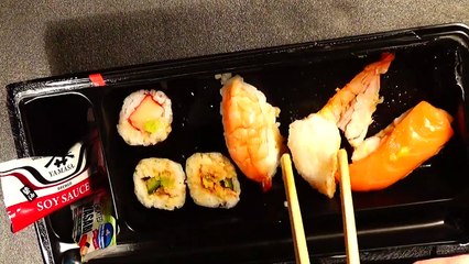 98 ASMR EATING SOUNDS - JAPAN-SUSHI