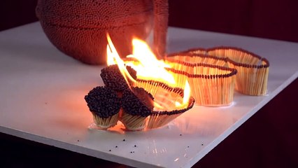 12000 Matches Chain Reaction Domino Effect