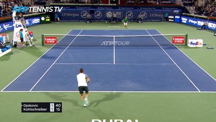 Dubaï - Djokovic se qualifie pour les quarts !