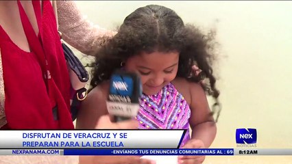Disfrutan de Veracruz y se preparan para la escuela - Nex Noticias