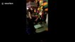'Mardi Gras is wild!' Men dancing on moving car fall off during insane New Orleans party