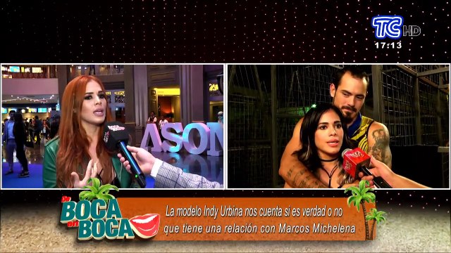 Indy Urbina asegura que no se metió en la relación de Mayra Jaime y marcos Michelena