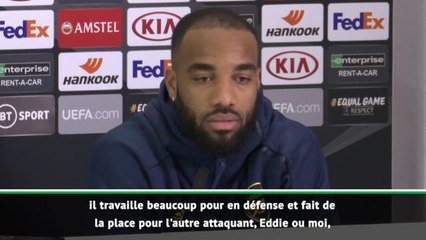 Arsenal - Lacazette : "Aubameyang est plus qu'un simple buteur"