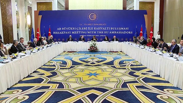 Ticaret Bakanı Pekcan AB ülkelerinin büyükelçileriyle bir araya geldi - AB Türkiye Delegasyonu Başkanı Büyükelçi Berger - ANKARA