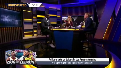Shannon Sharpe is excited to see Zion vs LeBron faceoff tonight - NBA - UNDISPUTED